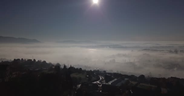 Niebla de mañana de Valle — Vídeo de stock