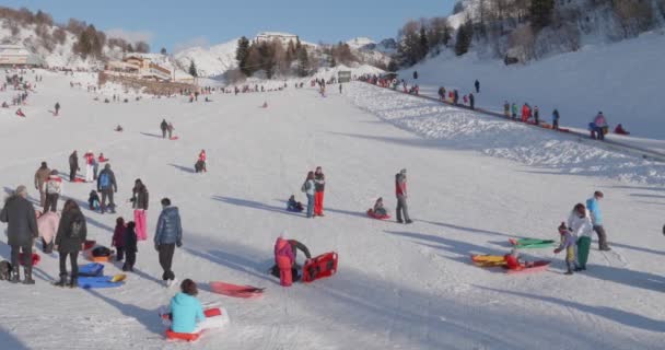 Vacaciones de invierno Bob — Vídeos de Stock