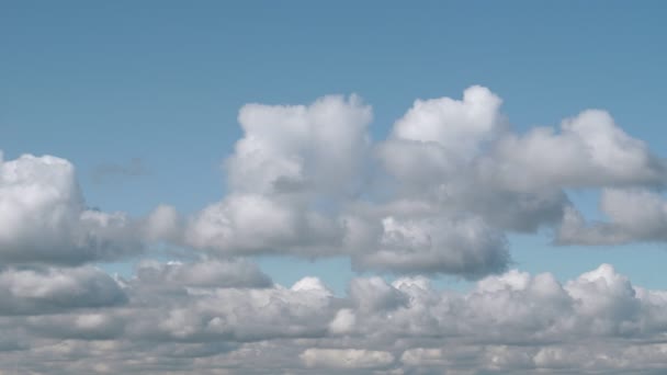 6K Хмарний пухнастий Timelapse — стокове відео