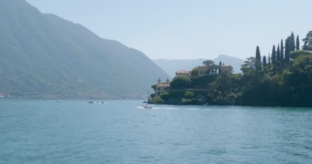 Lago Como Villa Balbianello — Vídeo de Stock