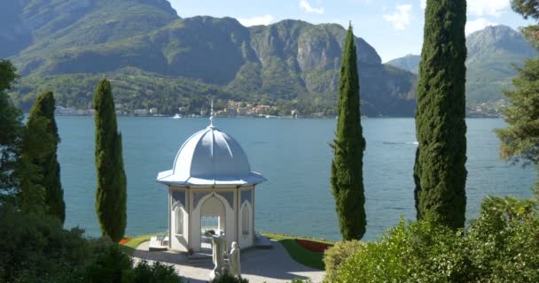 Jezero Como Villa Melzi — Stock video