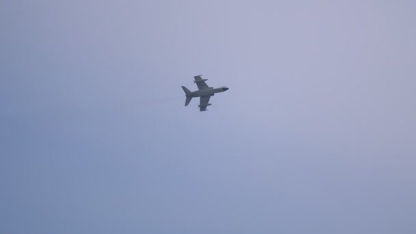 Aviones de combate Amx Ghibli Overflight — Vídeo de stock