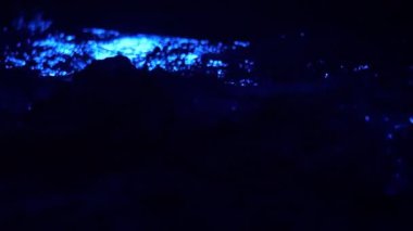 Su Gecesi Işık Sıçraması Yavaş Hareket