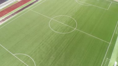 Futbol Stadyumu Boş Hava Görüntüsü