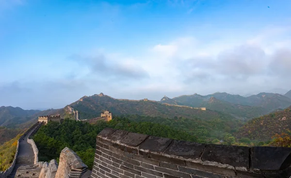 中国金山陵万里の長城 — ストック写真