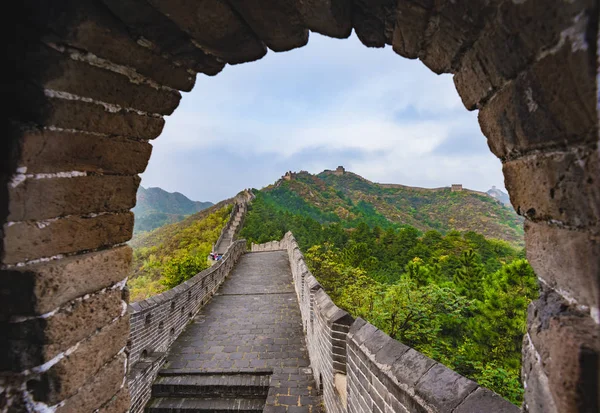 Великая Стена Цзиньшаньлин — стоковое фото