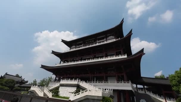 Der Tianxin Pavillon Ist Ein Alter Chinesischer Pavillon Der Alten — Stockvideo