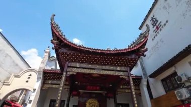 Changsha şehir manzarası, sokak manzarası, Hunan, Çin