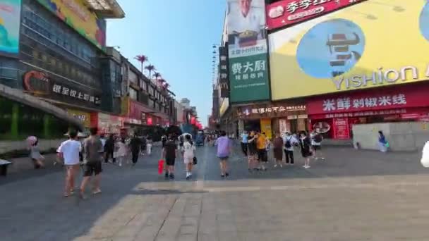 Paysage Urbain Changsha Vue Sur Rue Hunan Chine — Video