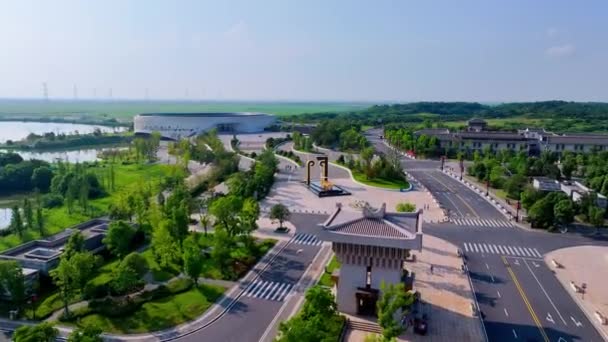 Nanchang Han Dynasty Heritage Park Parque Del Sitio Arqueológico Nacional — Vídeos de Stock