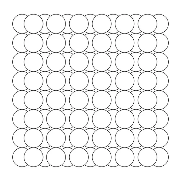 Series of circles — Stock Vector