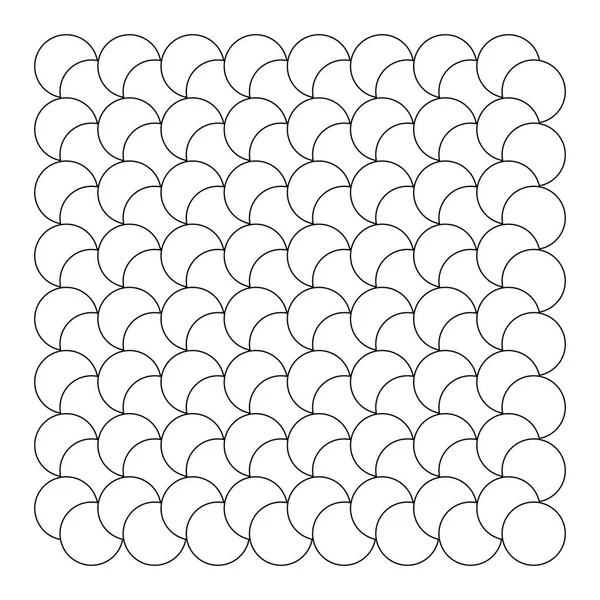Series of circles — Stock Vector