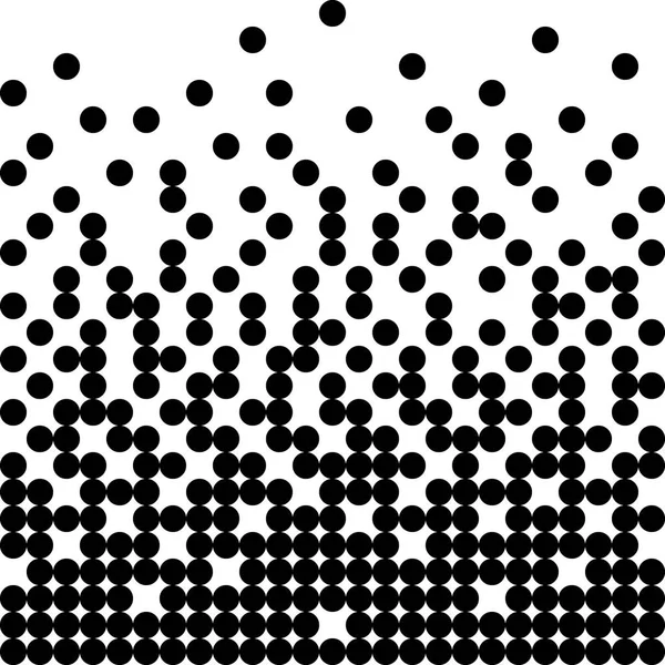 Circles pattern black colors. Vector seamless background — Wektor stockowy