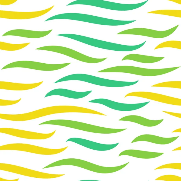 Water golven naadloze patroon, Curve lijnen. Multycolor ritmische golven — Stockvector