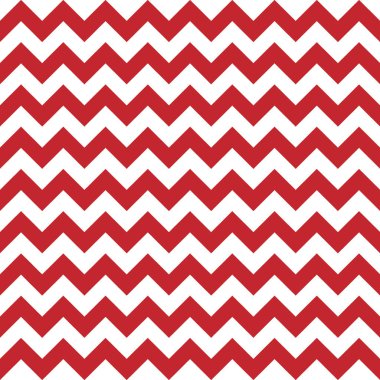 Kırmızı yatay zikzak deseni, kusursuz arka plan. Soyut geometrik doku. Basit çocuk baskısı. Vektör çizimi
