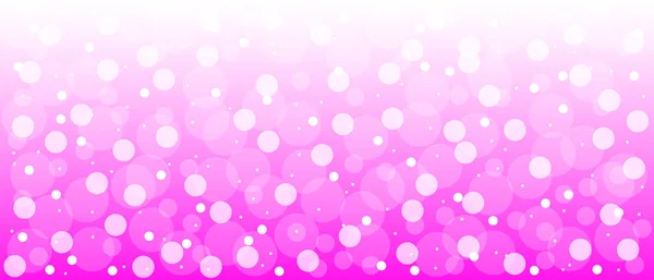 Padrão de brilho mágico, pontos de luz no fundo violeta. Efeito Bokeh. Flocos de neve no céu violeta. Ilustração vetorial — Vetor de Stock