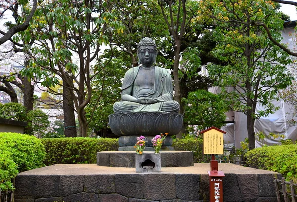 Starověká Socha Buddhy Senso Tokio — Stock fotografie
