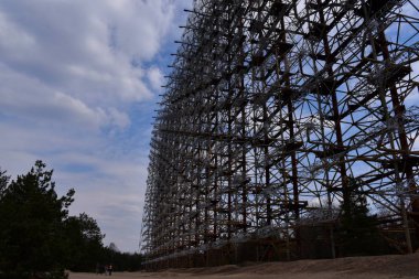 Çernobil nükleer felaket radyoaktif bölgede Duga radar, Ukrayna
