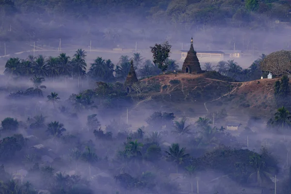 A temple surrounded by nature to pray to buddha from sunrise to sunset