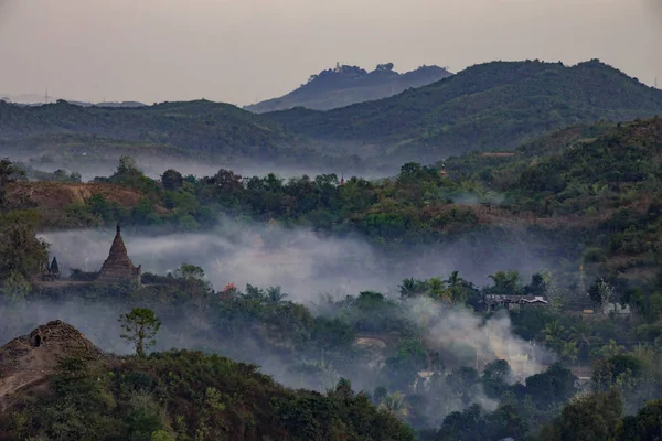 A temple surrounded by nature to pray to buddha from sunrise to sunset