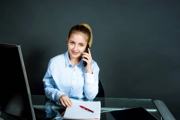 cute girl woman hates and loves her work