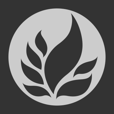 yaprak ağaç çiçek çiçek logosu simgesi simgesi işareti tasarlamak vektör