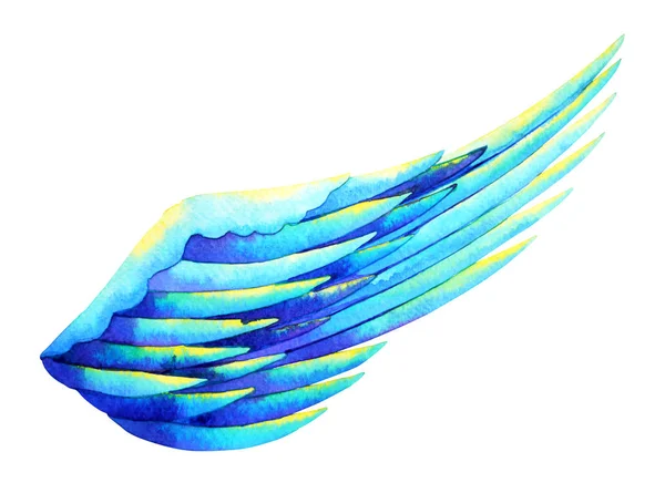 Ангельські крила акварельний живопис ручний малюнок ілюстрація дизайн — стокове фото