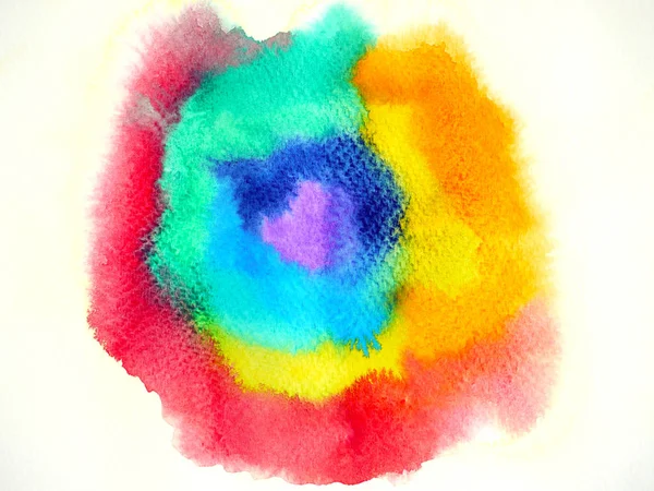 7 χρώμα της ιδέας σύμβολο τσάκρα, λουλούδι floral, υδατογραφια ζωγραφική — Φωτογραφία Αρχείου
