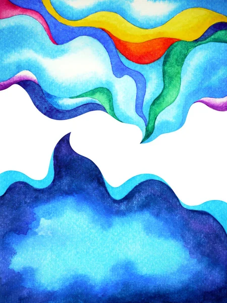 boyama bulut gökyüzü illüstrasyon kabarcık renk sanat suluboya