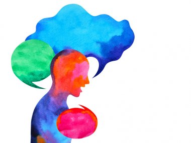 insan konuşma ve Mastermind suluboya resim dinleme gücü