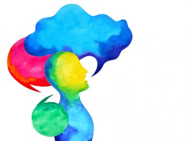 insan konuşma ve Mastermind suluboya resim dinleme gücü