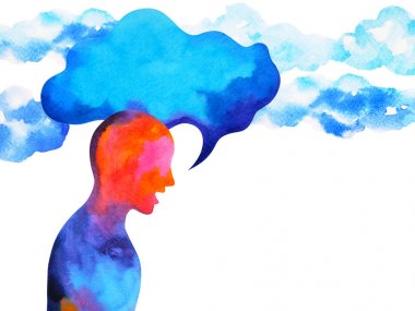 insan konuşma ve Mastermind suluboya resim dinleme gücü