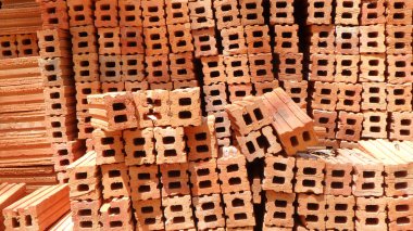 Tuğla duvar desen malzeme arka plan açık gölge gölge güneşli gün