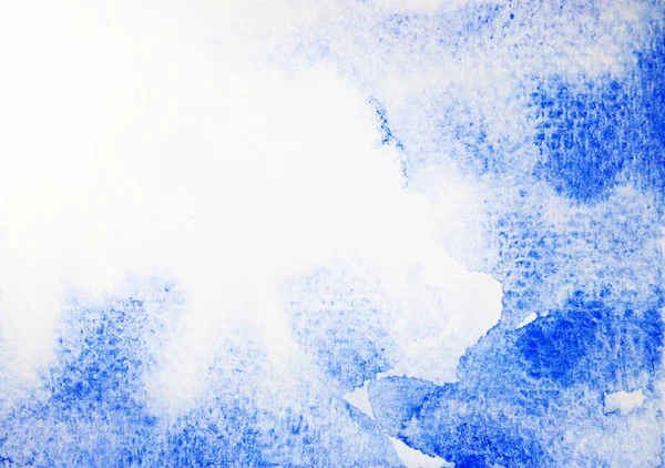 Голубое небо акварели — стоковое фото