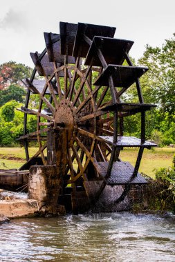 Antik türbin su tarım için çizmek için kullanılan.