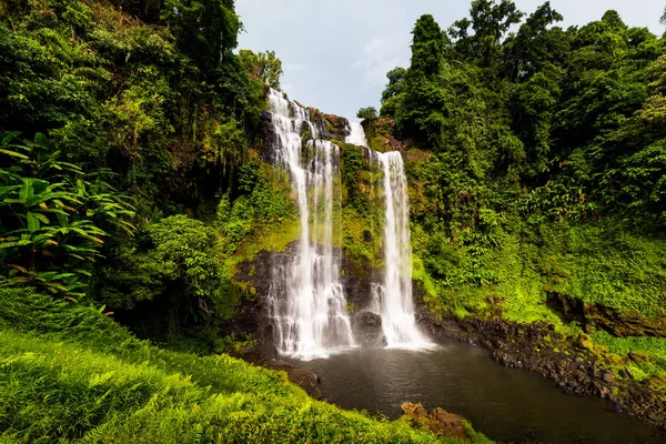 TadYeung Waterfall The high and beautiful waterfall in Laos