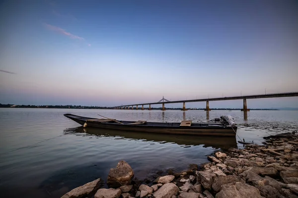 Brug Mekong Rivier Tweede Thailand — Stockfoto