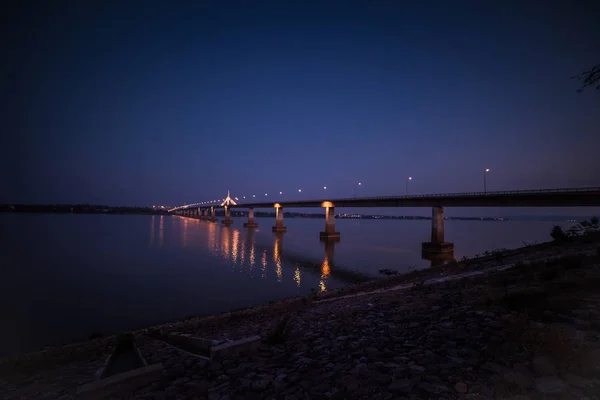 Most Přes Mekong Řeky Druhé Thajsko — Stock fotografie