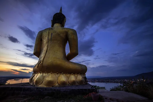Big Buddha Bild Bergen Pakse Laos — Stockfoto
