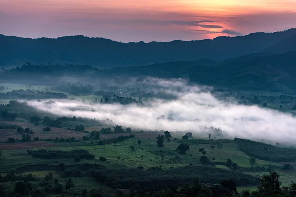 Sun Rise Beautiful Scenery Phu Lanka Thailand — Stock Photo, Image