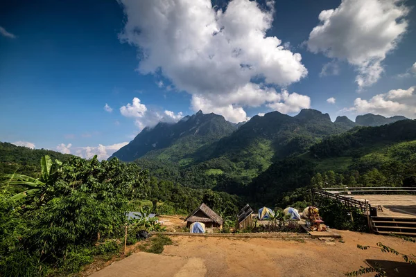 Krajina Doi Luang Chiang Dao Vysokou Horu Provincii Chiang Mai — Stock fotografie