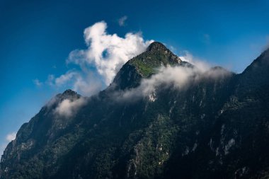 Doi Luang Chiang Dao, peyzaj, yüksek dağ Chiang Mai Province, Tayland