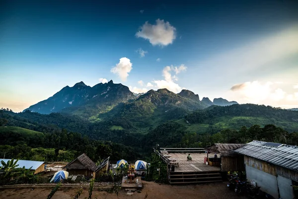 Paysage Doi Luang Chiang Dao Haute Montagne Dans Province Chiang — Photo