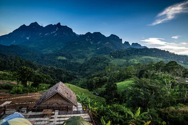 Landschaft Bei Doi Luang Chiang Dao Hoher Berg Der Provinz — Stockfoto