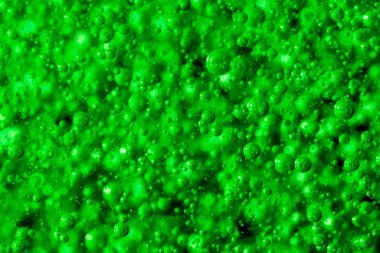 Su soyut arkaplanında sabun köpükleri