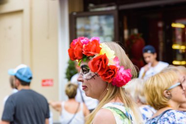 Moskova, Rusya, - on 29 Haziran 2018 / hayranları FIFA Dünya Kupası, Moskova Merkezi