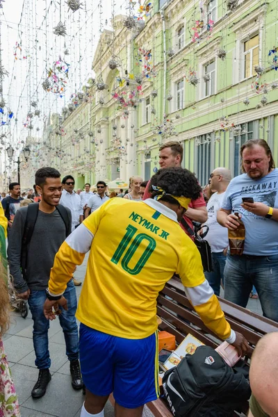 Rusia Moscú Junio 2018 2018 Fifa Copa Del Mundo Calle — Foto de Stock