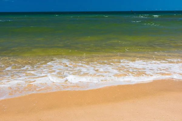 Песчаный Пляж Красивый Пейзаж Южного Китая Море Вьетнам — стоковое фото