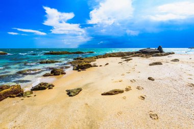kayalık güzel sahili, Güney Çin Denizi plaj sahil Vietnam