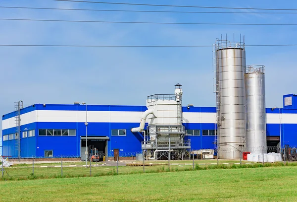 Processing Factory Pipes Tank — Stock Photo, Image